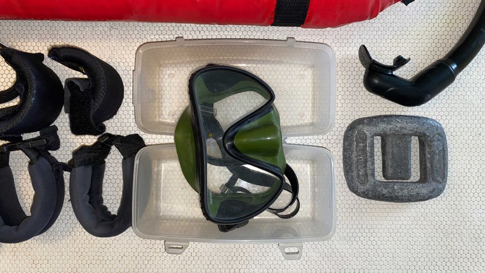 material pesca submarina