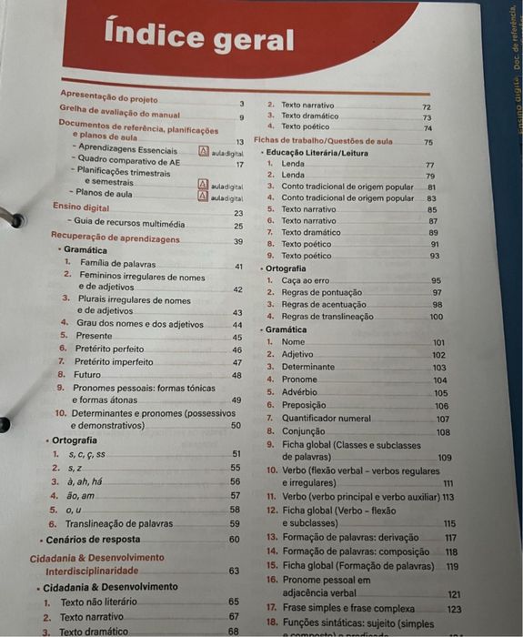 Dosdiê do Professor Palavra a Palavra 5.º ano