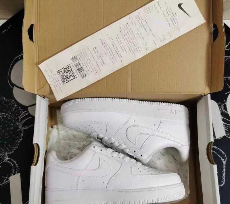 Nike Air Force One All White 38