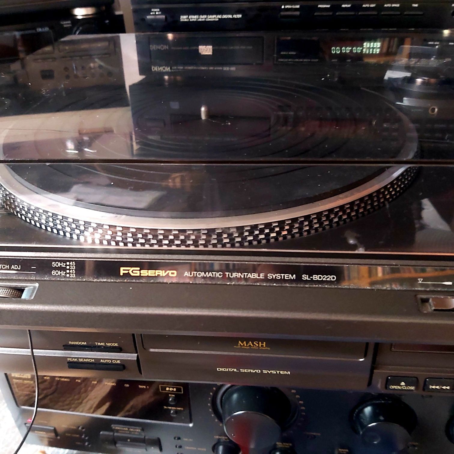 Gramofon TECHNICS SLBD 220 - nowy pasek ,oryginalna wkładka i  igła!