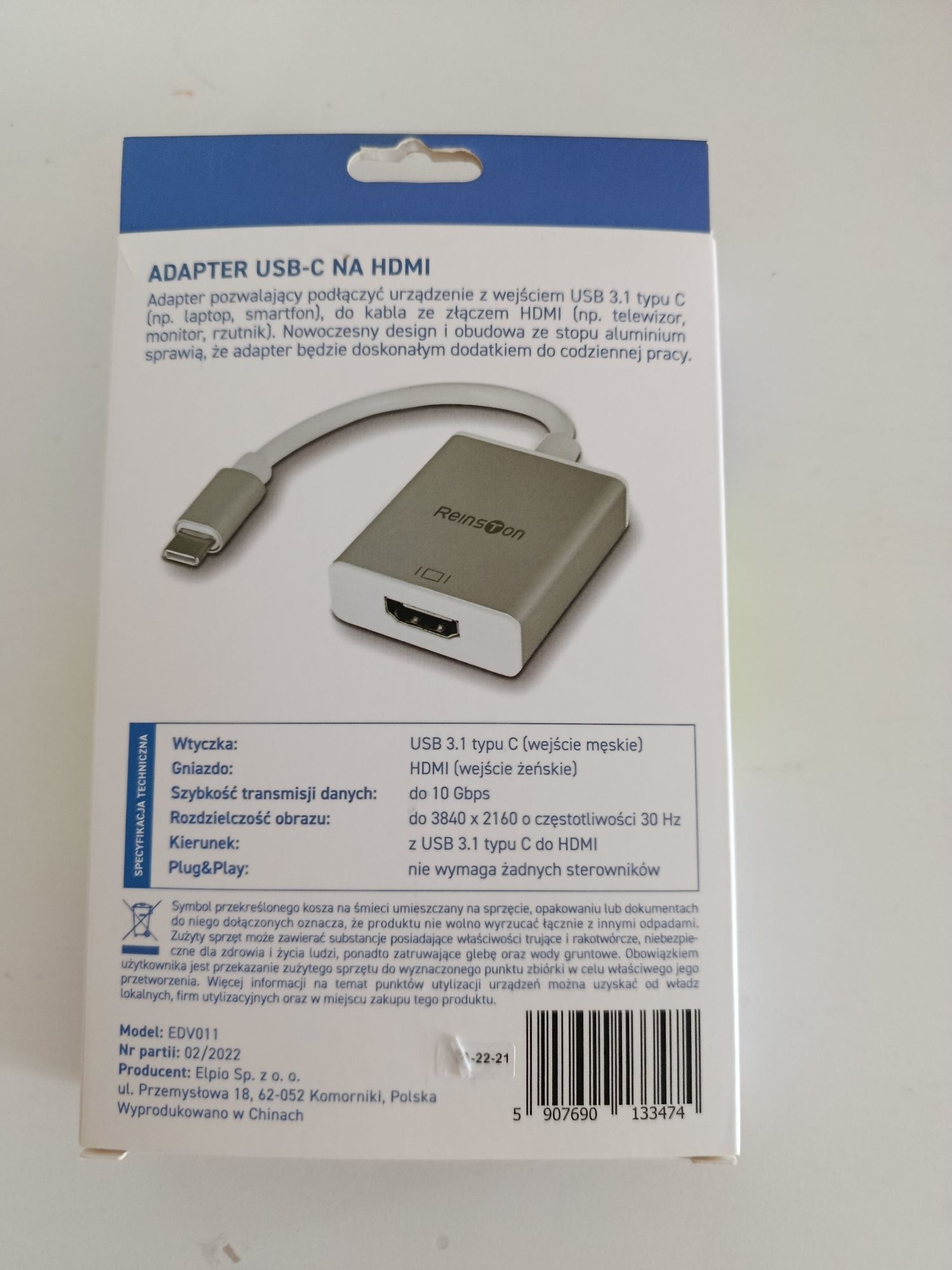 Adapter USB-C na HDMI