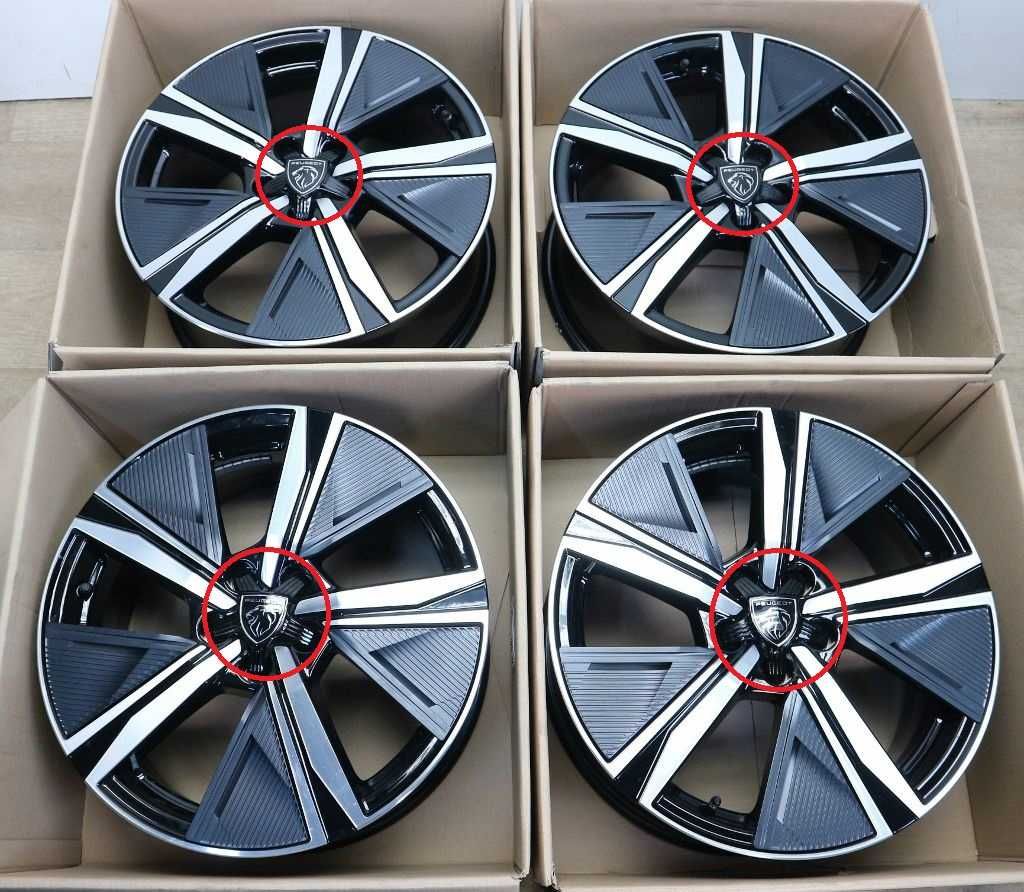 4 Jantes NOVAS 18" Kamakura  Novo Peugeot 308 GT ORIGINAIS