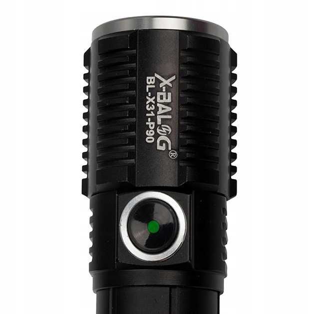 X-BALONG L-91 odporna latarka taktyczna aku/aaa zoom akumulator ręczna