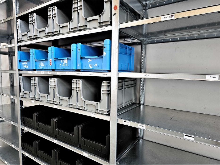 Regał Magazynowy 50x210x393/21p Metalowy Ocynk Garaż Warsztat Piwnica