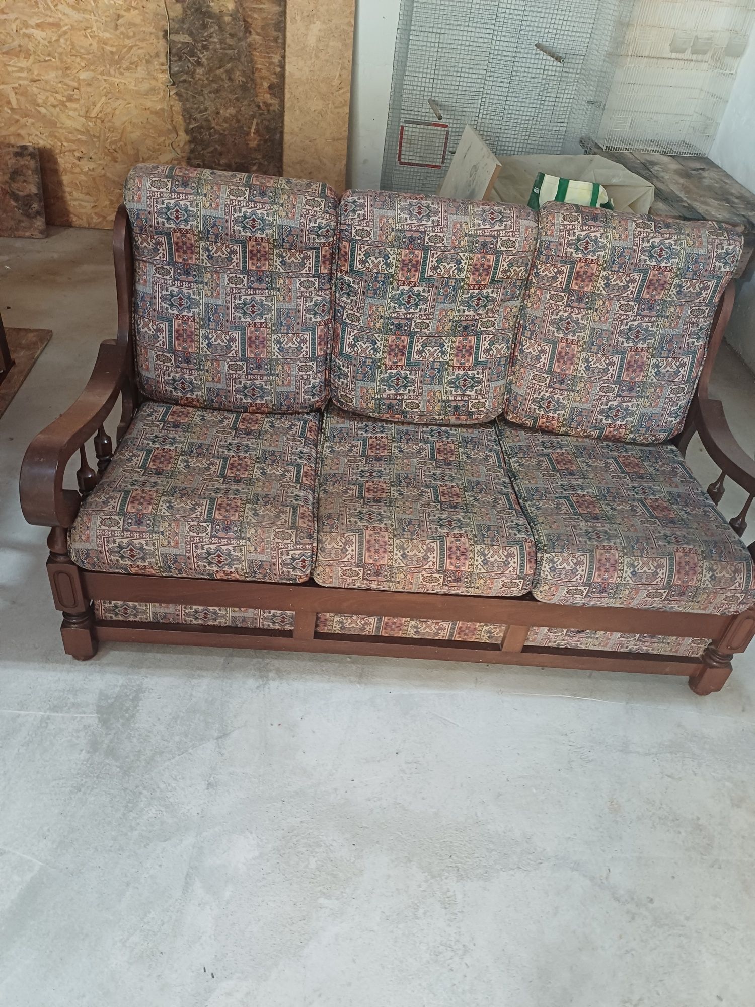 Sofá 3 lugares e 2 sofas individuais