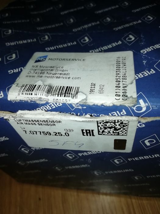 Продам расходомер воздуха мерседес спринтер.вито.виано