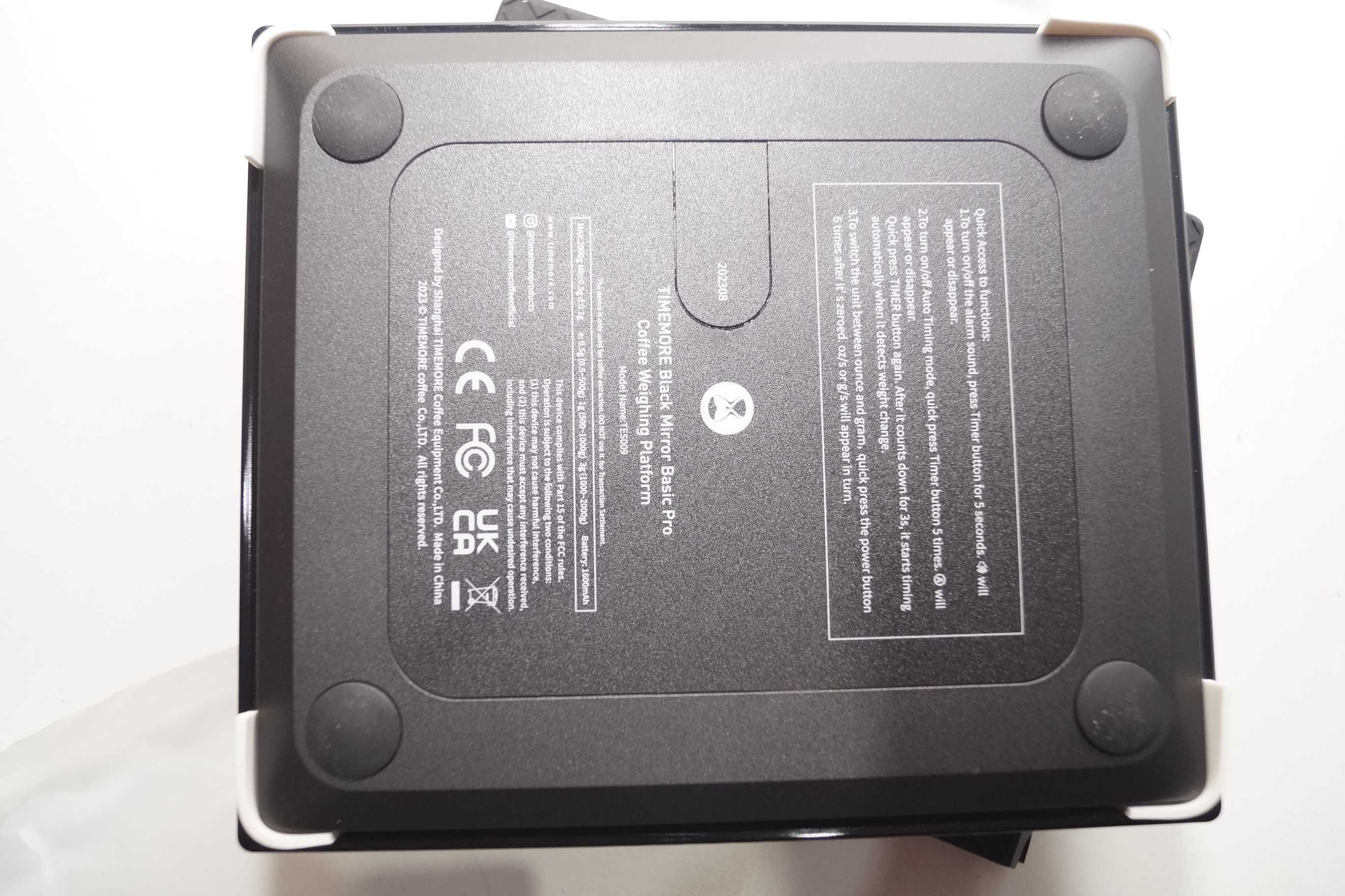 1399 TIMEMORE Black Mirror Basic Pro waga kuchenna do kawy