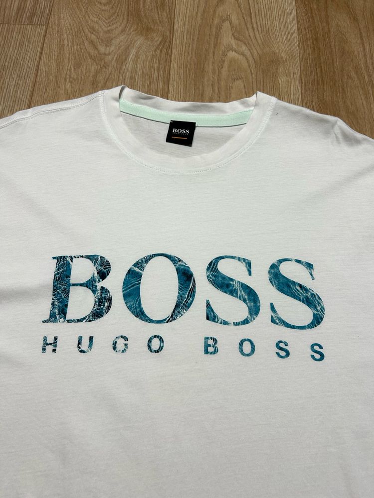 Hugo Boss Orange Teecher 4 Printed футболка з великим лого Оригінал!