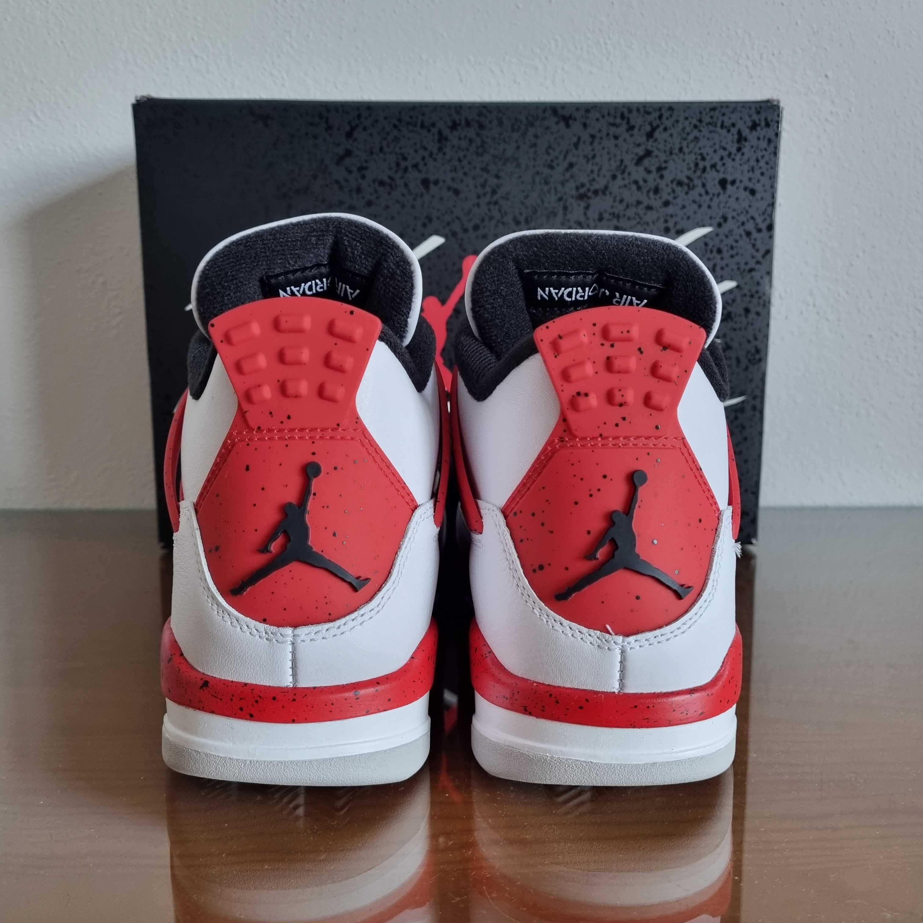 Air Jordan 4 "Red Cement" - Tamanho 42