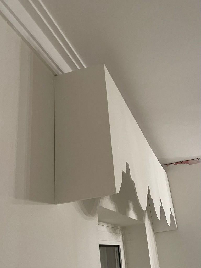Conjunto de três sanefas