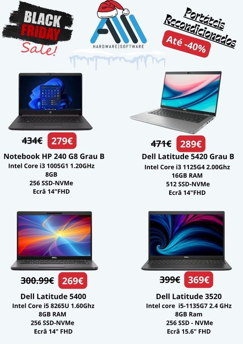 PROMOÇÃO BLACK FRIDAY até -40% EM LAPTOPS