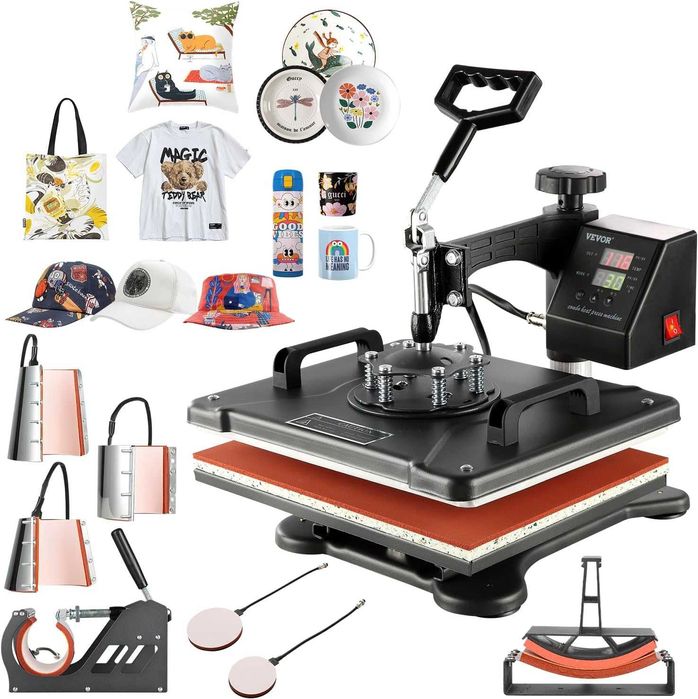 Maquina Estampar 8 em 1 NOVA