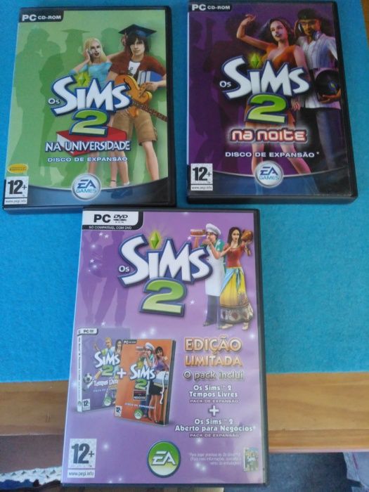 Os Sims 2 - Discos de expansões