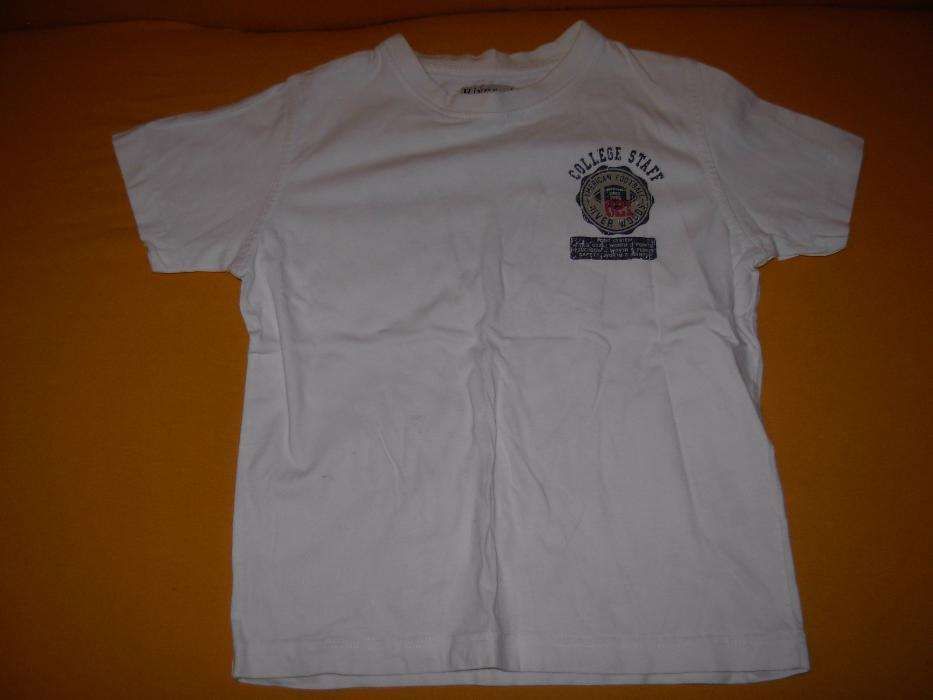 Camisa Sacoor Brothers Laranja + T'shirt River Hoods Branca 6 anos