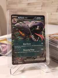 Arbok ex - 024/165 - karta POKEMON - set Mew 151 - stan idealny top