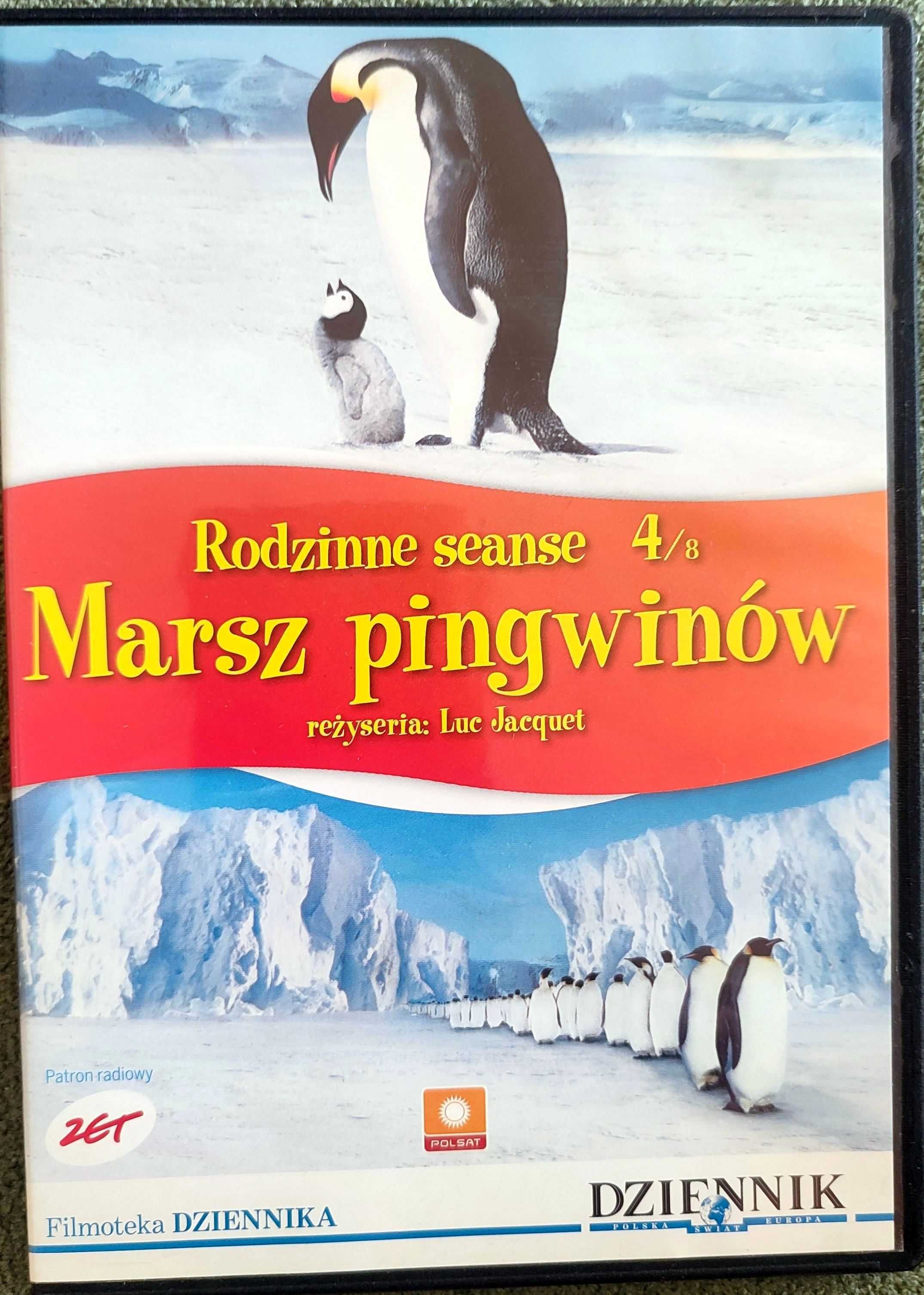 Film DVD Marsz pingwinów. Morgan Freeman
