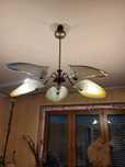 Lampy prl  żyrandol liście kasiński lampa