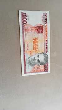 1000 pesos kuba + klaser na banknoty