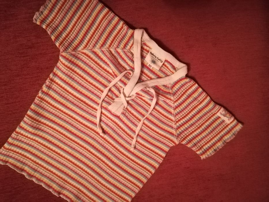 Bluzka 86 niemowlęca dla dziewczynki Nature Calling koszulka