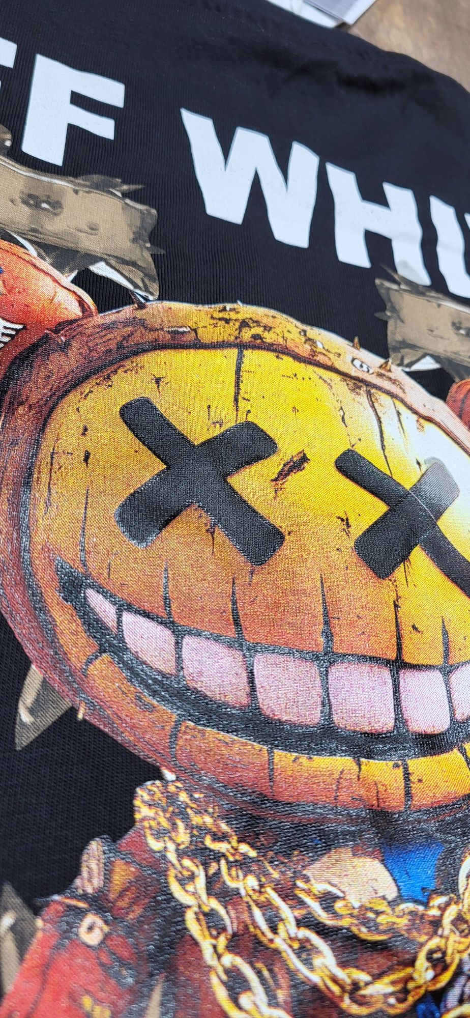 Off white koszulka męska najwysza jakość bawełny logo czarna XL