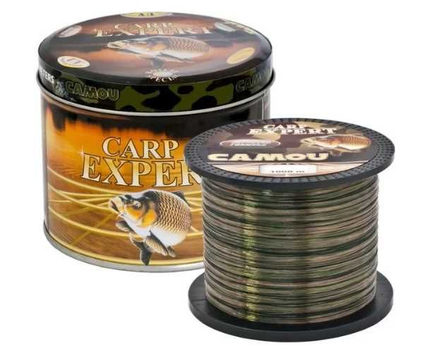 Леска Carp Expert UV Fluo Yellow или Fluo Orange 1 км 0,25-0,4 мм