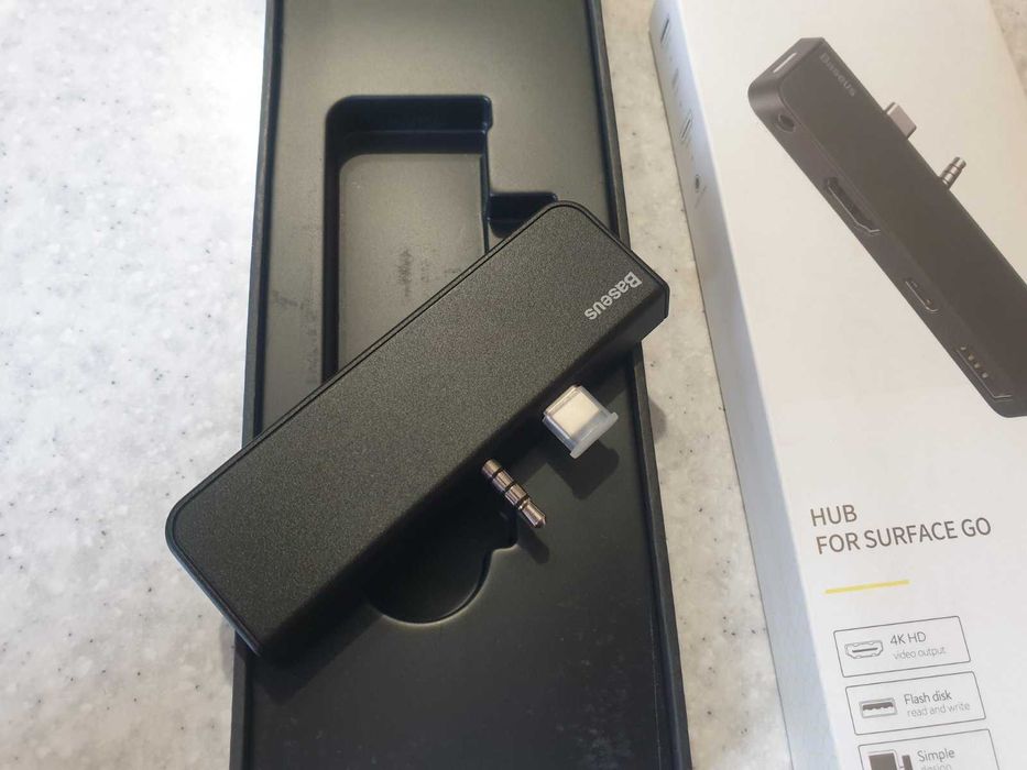 Концентратор USB-хаб Baseus  HUB for Surface Go Black
