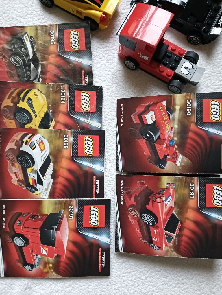 LEGO Ferrari 30190, 30191, 30192, 30193, 30194, 30195