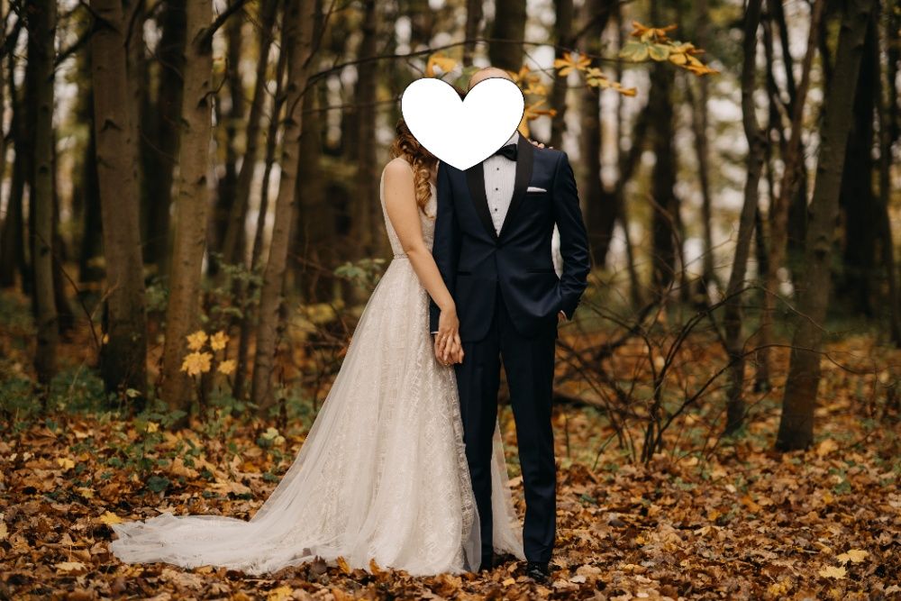 Suknia ślubna Izabela Janachowska Model 19002, welon i ozdoba gratis