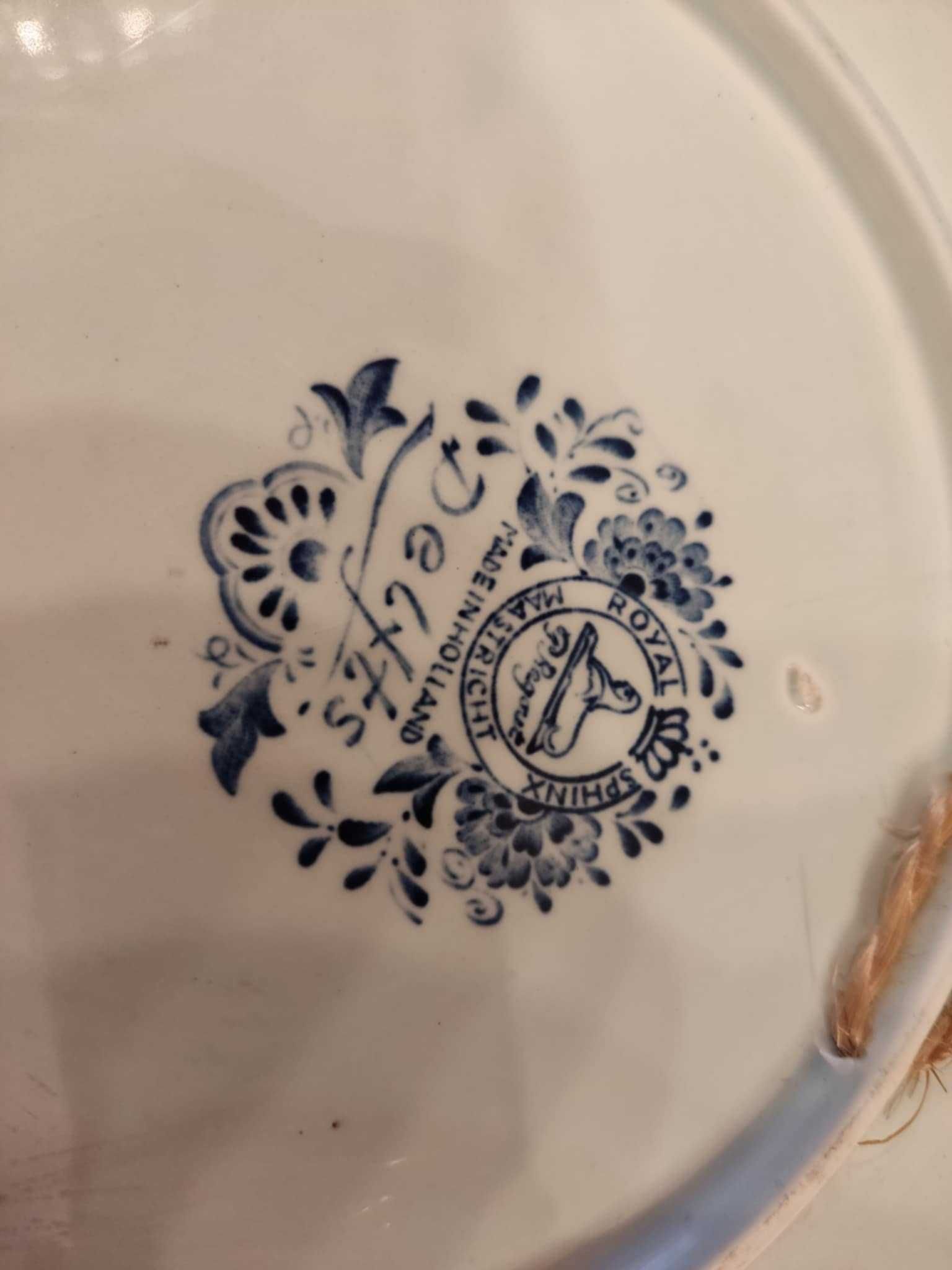 stare talerze zawieszki Royal Sphinx /DELFT BOCH