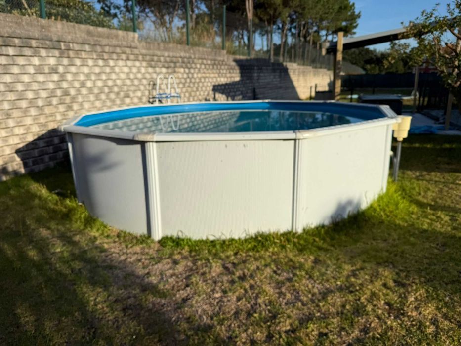 Piscina Gre 460x120 com Filtro de Areia e bomba