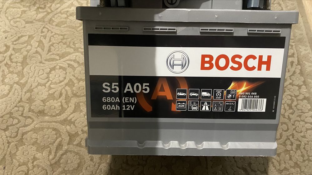 Автомобільний акумулятор BOSCH S5 A05  (0092S5A050)