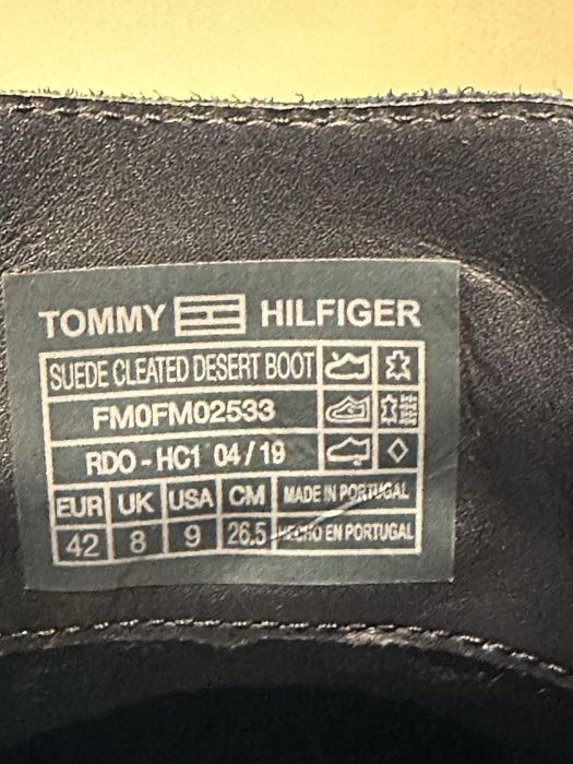 Tommy Hilfiger Оригінал. Круті сині черевики із замші
