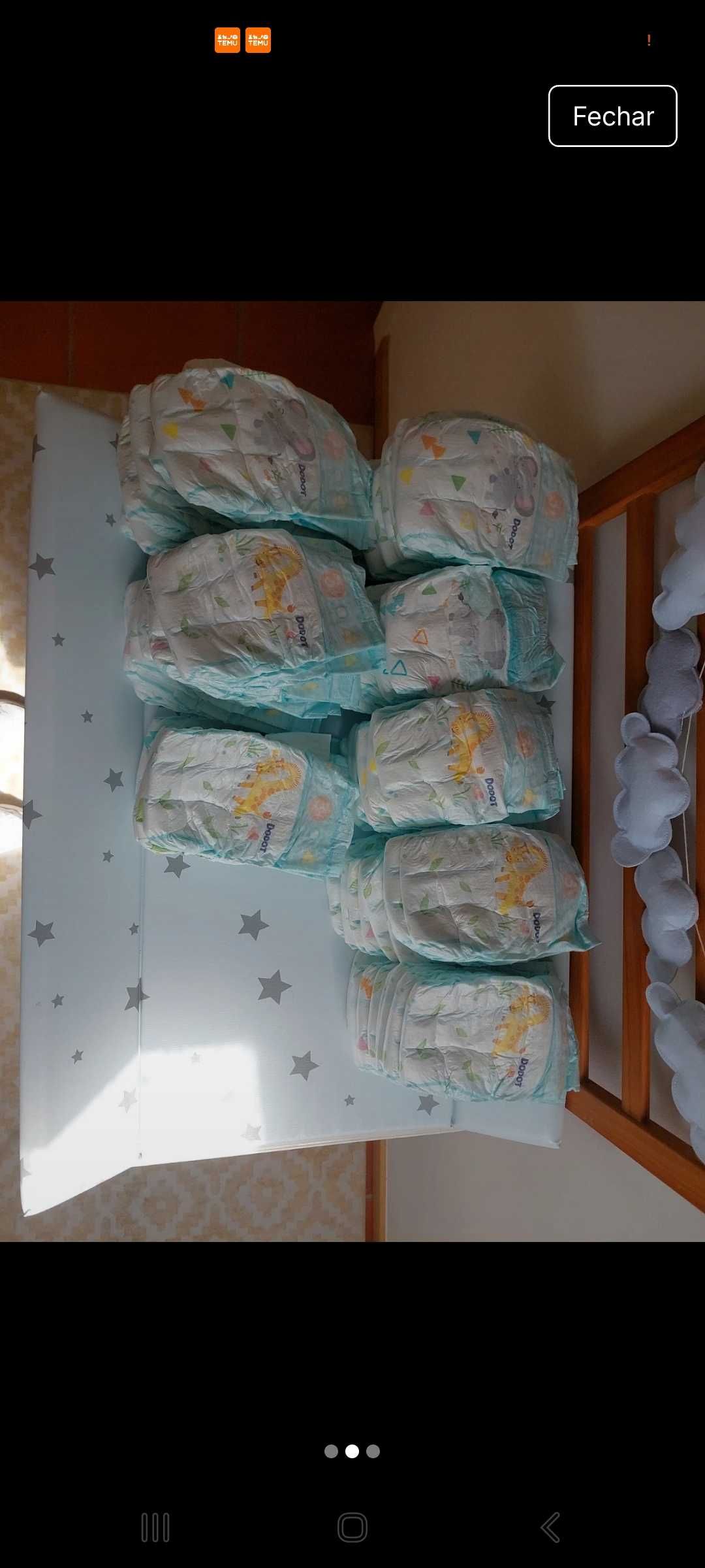 Lote Fraldas DODOT bebe seco 3+