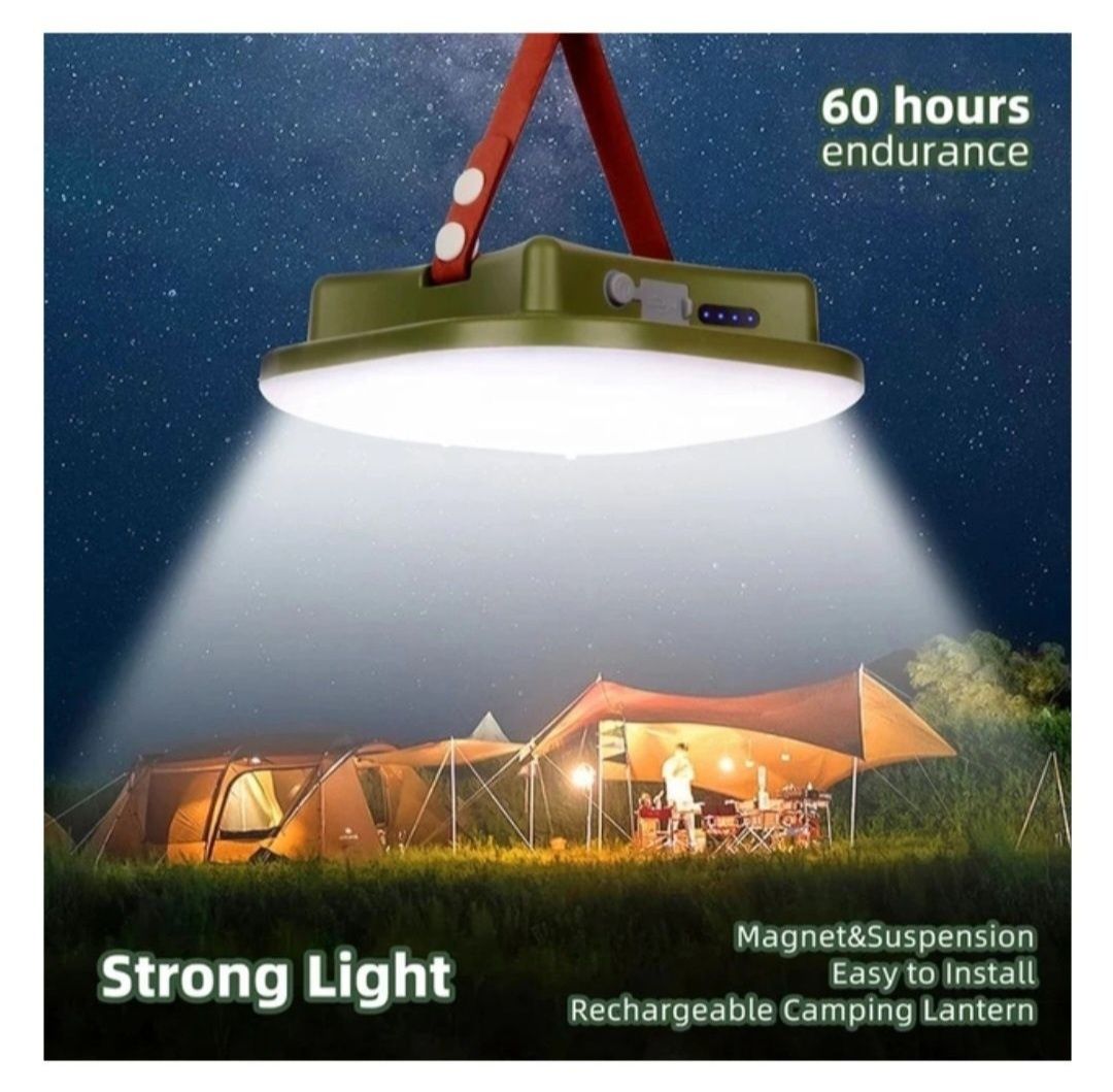 Светильник LED FG MOS-ly01 Зеленый 80 Вт/15600 Mah/IP65 + Powerbank
