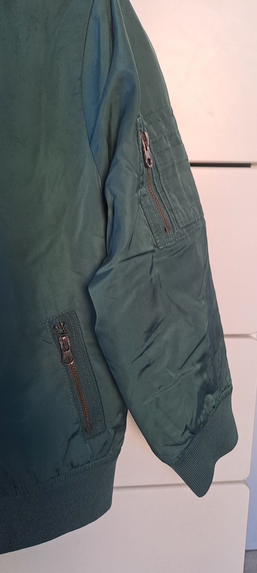 Kurtka Mango bomberka zielona 116