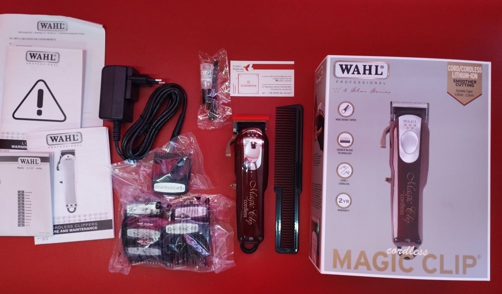 Машинка для стрижки Wahl Magic Clip Cordless 5V 08148-2316 H як бритва