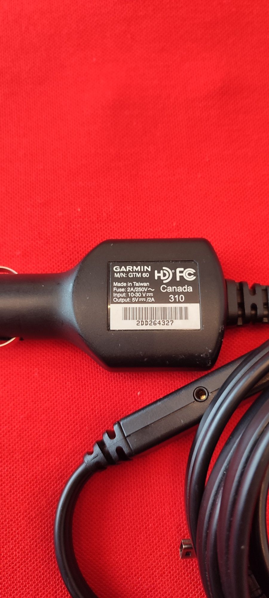 Зарядне Garmin GTM 70 кабель живлення