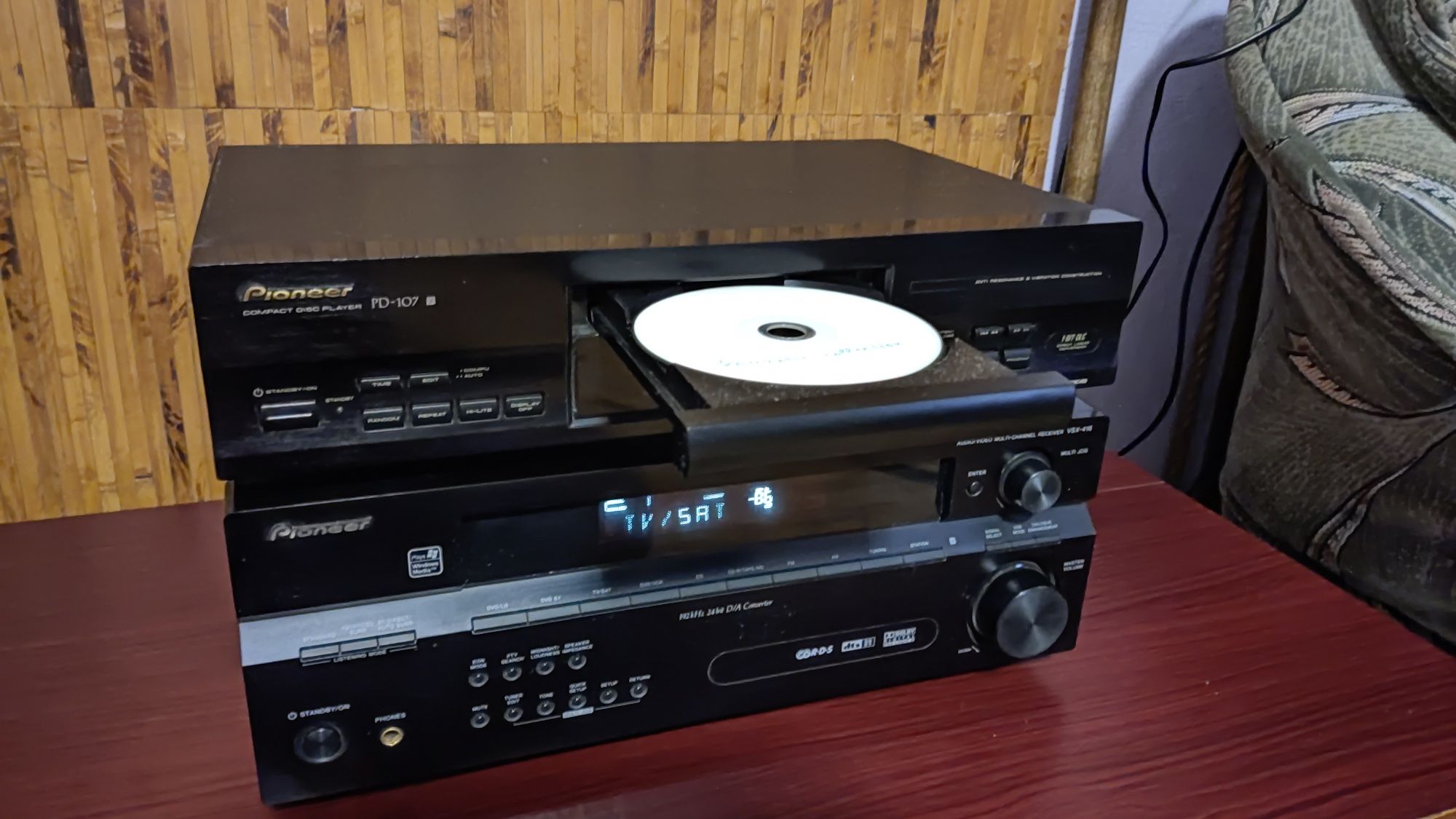 Pioneer vsx416+pd107
