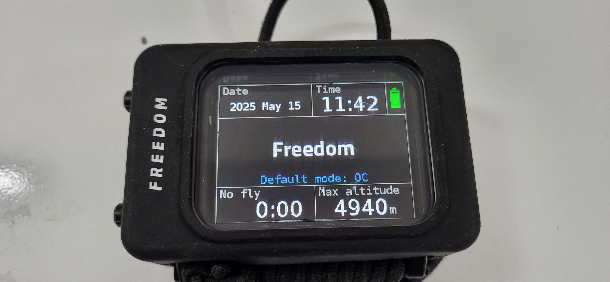 Komputer nurkowy feromon Diversoft Basic nitrox