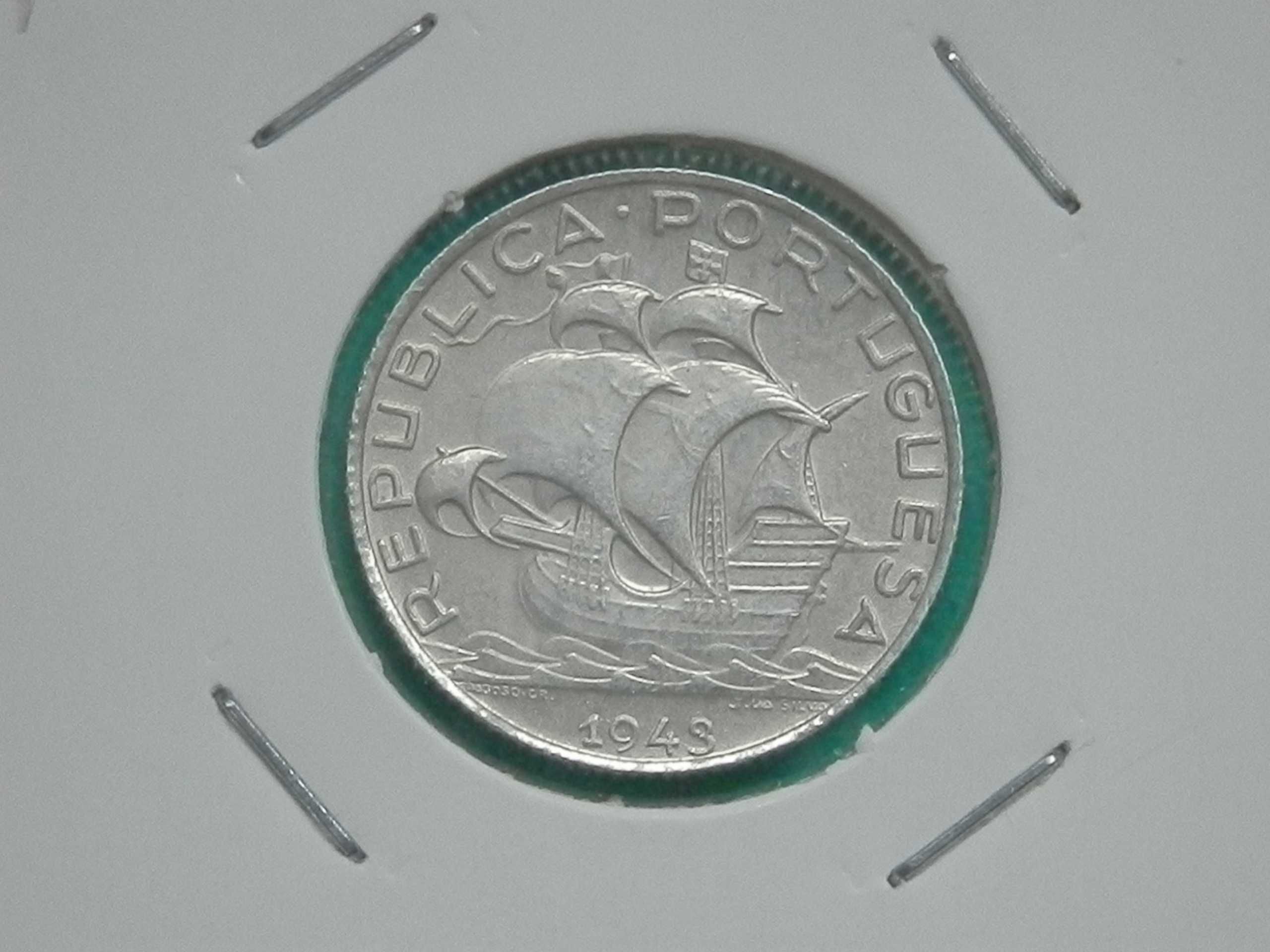 892 - República: 2$50 escudos 1943 prata, por 4,00