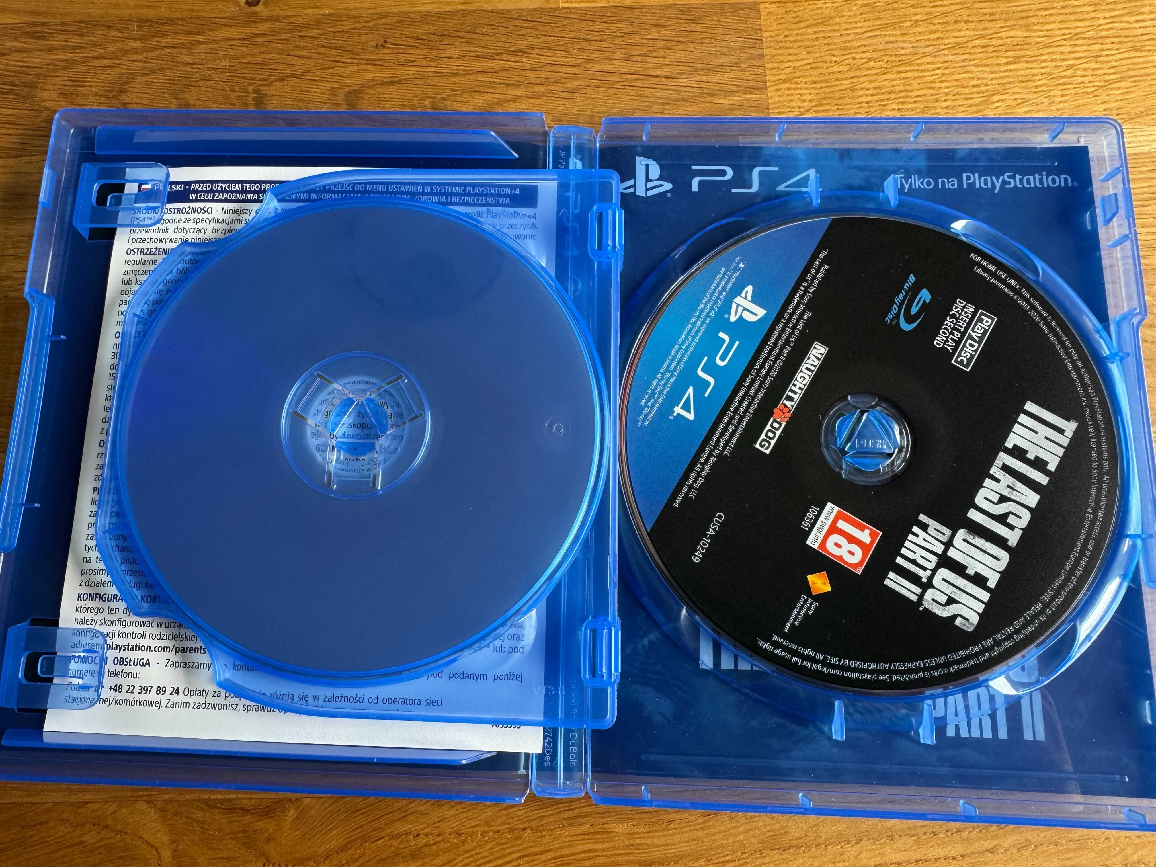 Gra The Last Of Us Part II 2 PS4 Playstation 4 POLSKA wersja PL OKAZJA