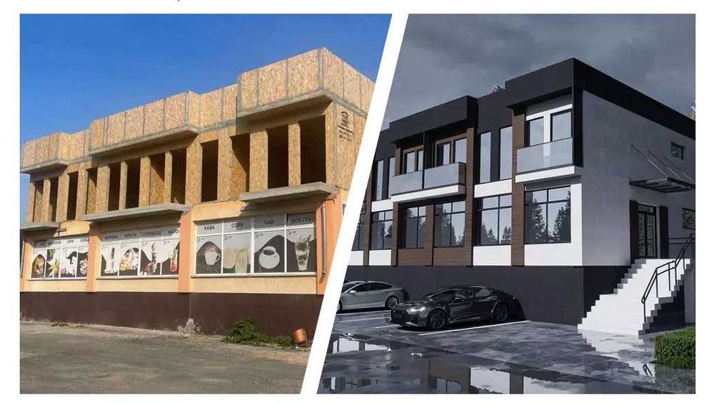 Будівництво Під Ключ Комерція Таунхауси Офіси Магазини Будинки Готелі