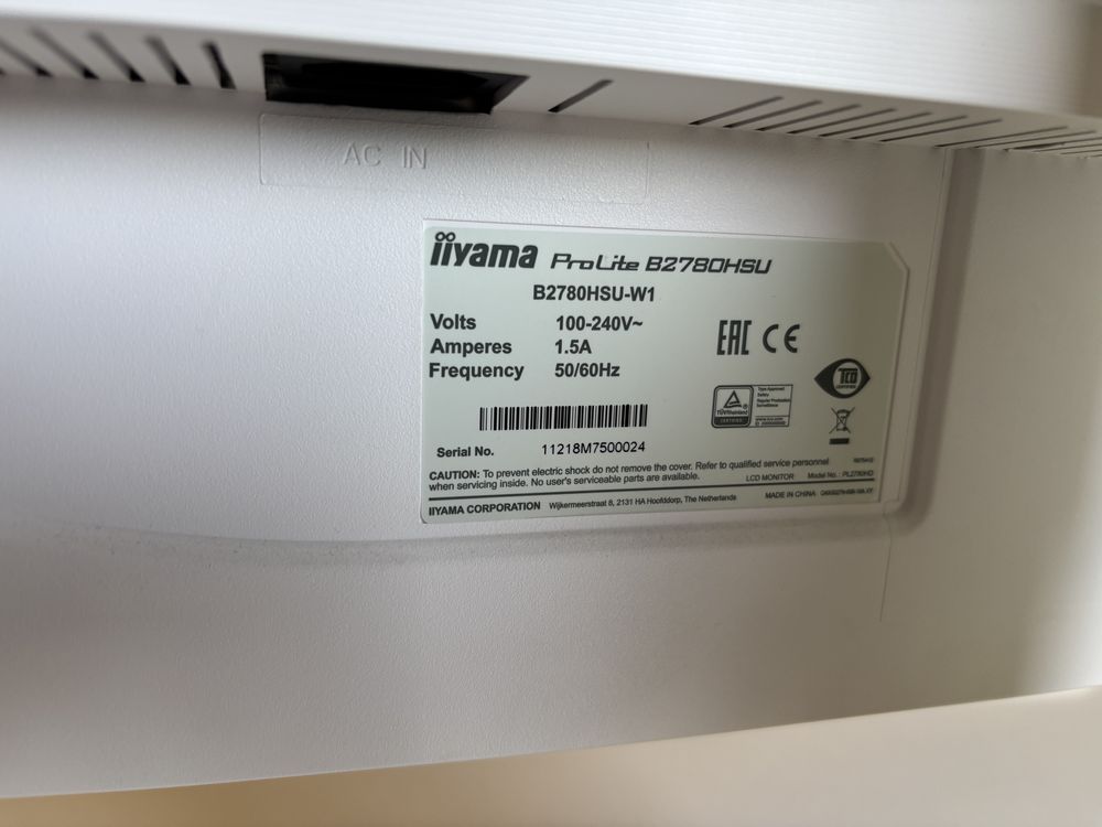 Monitor iiyama prolite 27 cali