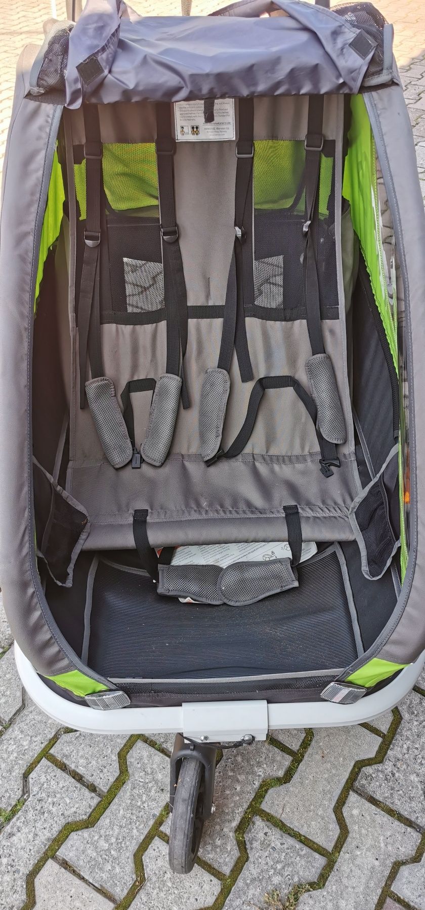 Przyczepka rowerowa Hamax traveler twin, sprzedam lub zamienię na 1 os