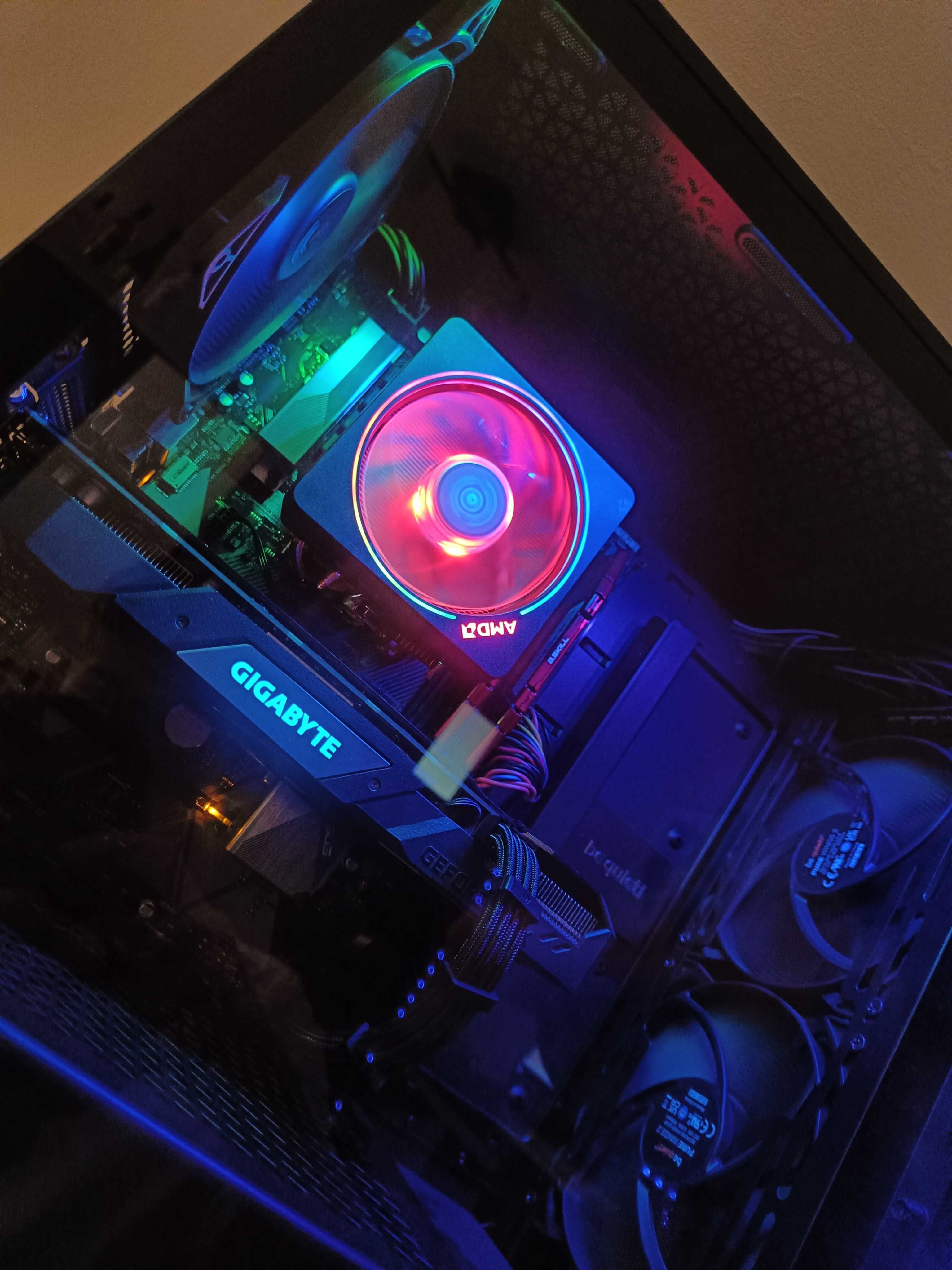 Nowy mocny  Komputer do GAMINGOWY 32GB RAM RYZEN 5 5600X  Dysk SSD