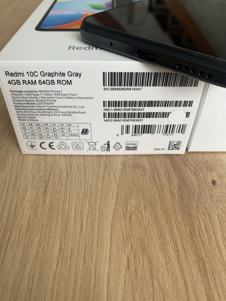 Redmi 10C graphite gray