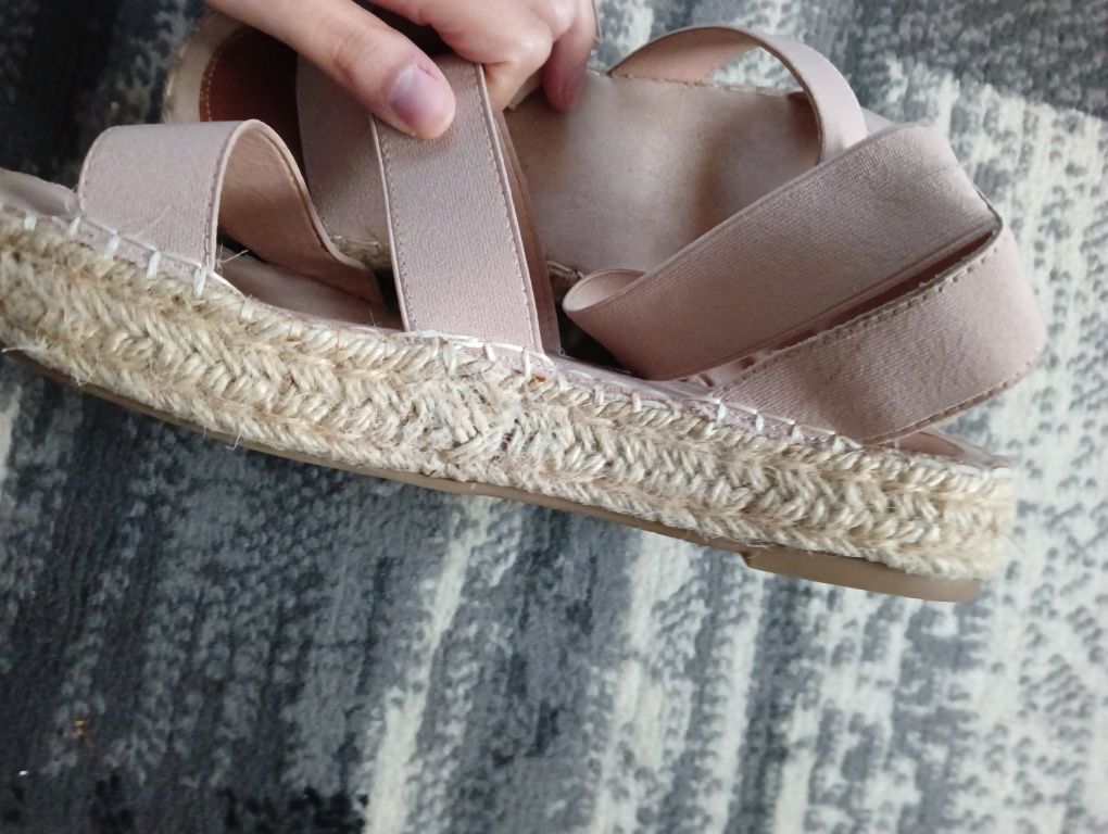 Sandały sandałki espadryle 40