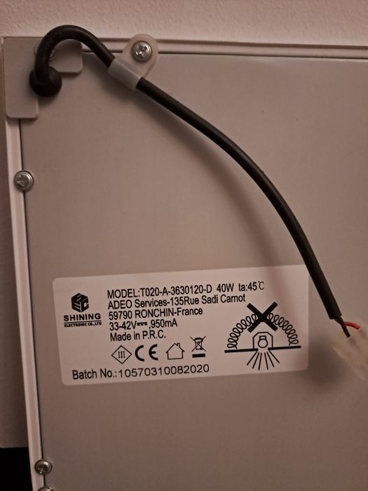 Lâmpada Led de cozinha ou escritório