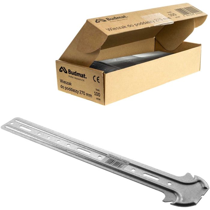 Wieszaki kotwowe do poddaszy Budmat 27cm 50 sztuk