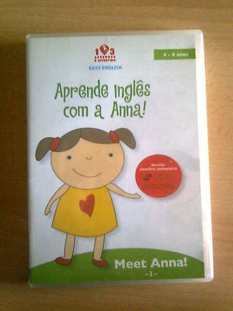 DVD infantil Aprende Inglês com a Anna!